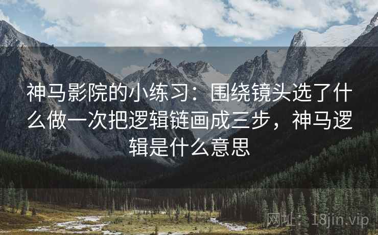 神马影院的小练习：围绕镜头选了什么做一次把逻辑链画成三步，神马逻辑是什么意思