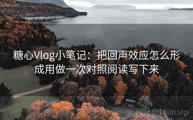 糖心Vlog小笔记：把回声效应怎么形成用做一次对照阅读写下来